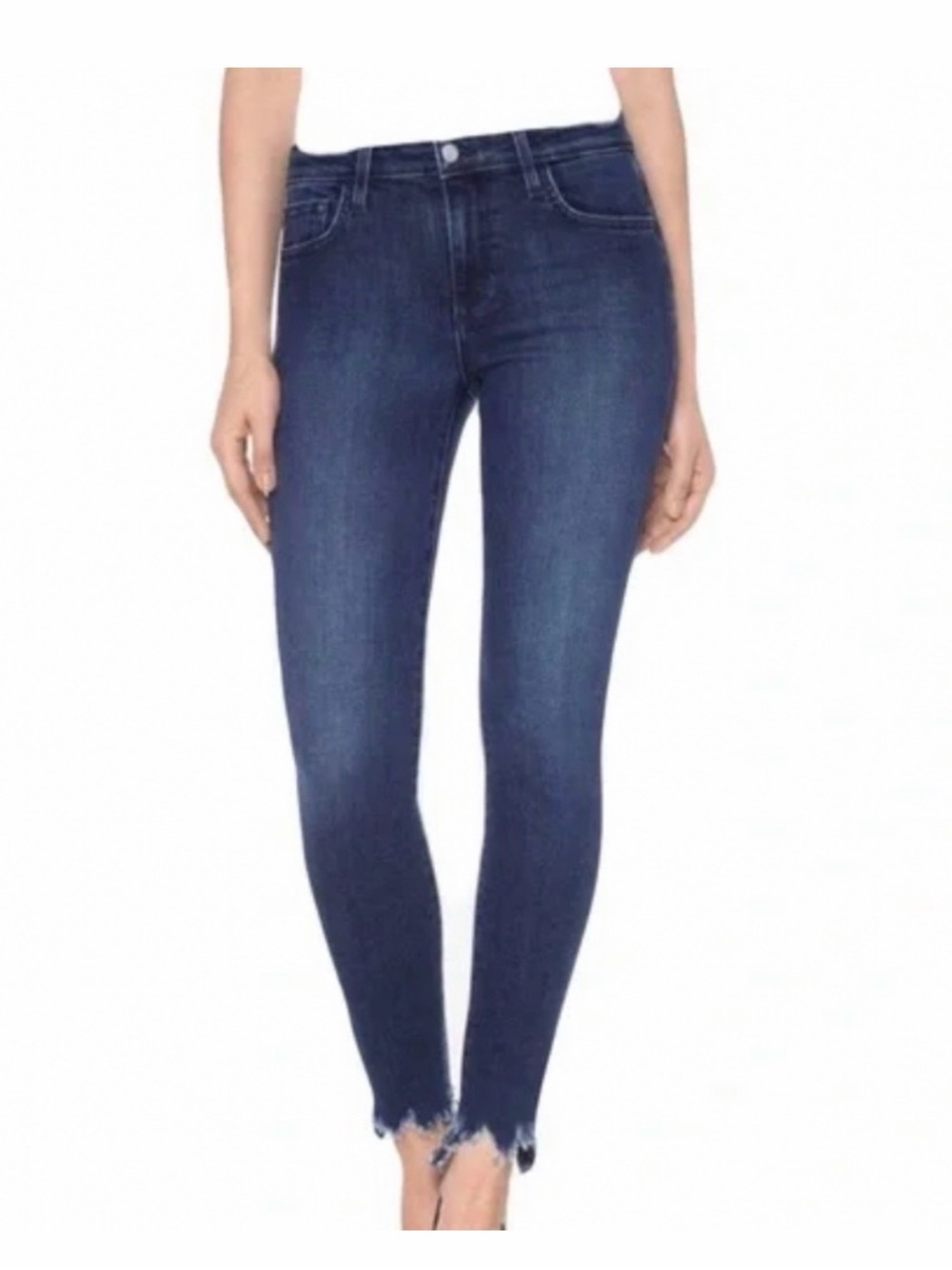 Joe's Jeans Dark Blue Raw Hem Jeans